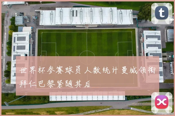 世界杯参赛球员人数统计曼城领衔拜仁巴黎紧随其后